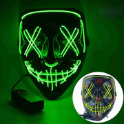 PhantomGlow™ Maske | LED-Licht, Lumineszierend & Perfekt für Halloween