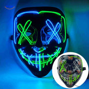 PhantomGlow™ Maske | LED-Licht, Lumineszierend & Perfekt für Halloween