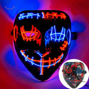 PhantomGlow™ Maske | LED-Licht, Lumineszierend & Perfekt für Halloween