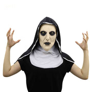 Phantora™ Nun Maske | Realistisch, gruselig und perfekt für Halloween