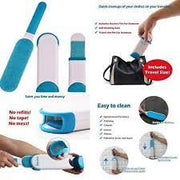 HandyBrush™ | Doppelseitiger Wiederverwendbarer Haustierhaareentferner mit selbstreinigender Basis
