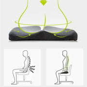 RelaxButt™ Sitzkissen | Atmungsaktives viskoelastisches Kissen für Komfort