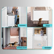 SafeGuard™ Faltbares Tor | Verstellbare Treppenschutzgitter
