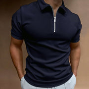 Hugo Polo - Herrenpolo mit Reißverschluss für einen eleganten Look