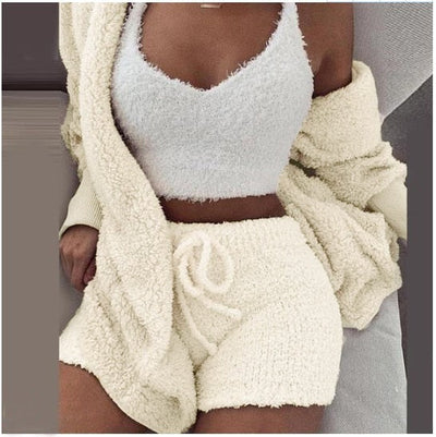 SheCutie™ 3-teiliges Comfy Set | Warm und Stilvoll für Jeden Anlass
