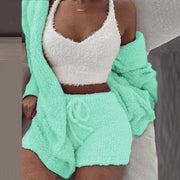 SheCutie™ 3-teiliges Comfy Set | Warm und Stilvoll für Jeden Anlass