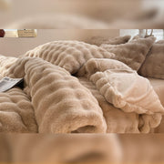 SnuggleBunny™ Plüsch Set | 4-teiliges Bettwäsche Set Super Weich und Komfortabel