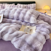 SnuggleBunny™ Plüsch Set | 4-teiliges Bettwäsche Set Super Weich und Komfortabel
