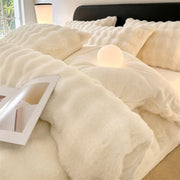 SnuggleBunny™ Plüsch Set | 4-teiliges Bettwäsche Set Super Weich und Komfortabel