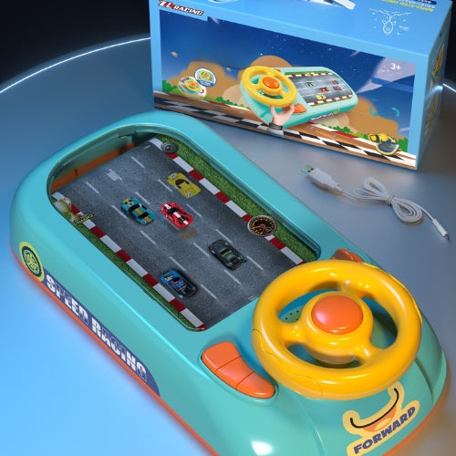 SpaceRacer™ Lenkrad-Spiel für Kinder | Wähle zwischen Raumschiff- oder Rennwagen-Simulation