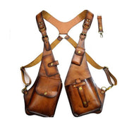 Steampunk™ Schulterholster | Verstellbares Kunstleder-Harness