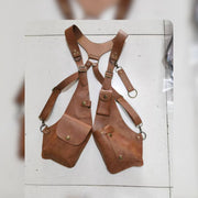 Steampunk™ Schulterholster | Verstellbares Kunstleder-Harness