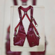 Steampunk™ Schulterholster | Verstellbares Kunstleder-Harness