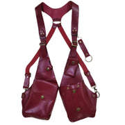 Steampunk™ Schulterholster | Verstellbares Kunstleder-Harness