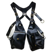 Steampunk™ Schulterholster | Verstellbares Kunstleder-Harness
