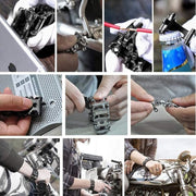 SurvivePro™ Multi-Tool Armband | Edelstahl mit 29 Werkzeugen am Handgelenk