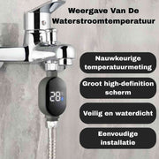 ThermoGauge™ Wasserthermometer | LED-Display, Sicher & Temperaturfokussiert