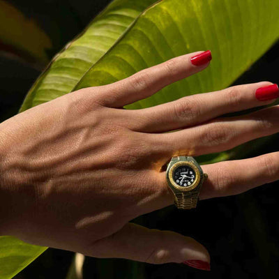 Timevera™ Ring-Uhr | Verstellbar, stilvoll & unisex Design