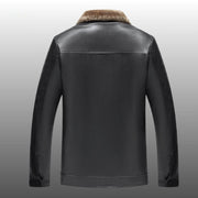 UrbanClass™ Lederjacke | Luxuriöse Fellfütterung und Zeitloses Design