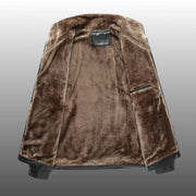 UrbanClass™ Lederjacke | Luxuriöse Fellfütterung und Zeitloses Design