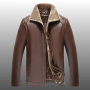 UrbanClass™ Lederjacke | Luxuriöse Fellfütterung und Zeitloses Design