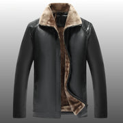 UrbanClass™ Lederjacke | Luxuriöse Fellfütterung und Zeitloses Design