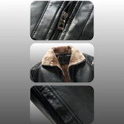 UrbanClass™ Lederjacke | Luxuriöse Fellfütterung und Zeitloses Design