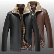 UrbanClass™ Lederjacke | Luxuriöse Fellfütterung und Zeitloses Design