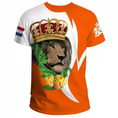 Oranges T-Shirt | Slim-Fit, Feuchtigkeitsregulierend & XS bis 6XL