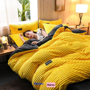 Warmes Fleece Bettbezug | Ultra weich, bequem und mit Reißverschluss