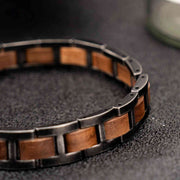 Woodforge™ Armband | Holz & Metall, Robustes Design und Bequemer Tragekomfort