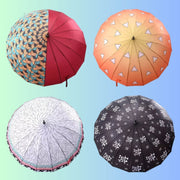 ZenBrella™ | UV-blockierender Anime-Regenschirm, leichter Demon Slayer-Schirm, Zenitsu & Tanjiro