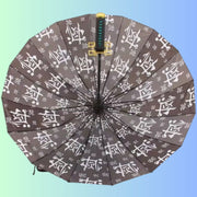 ZenBrella™ | UV-blockierender Anime-Regenschirm, leichter Demon Slayer-Schirm, Zenitsu & Tanjiro
