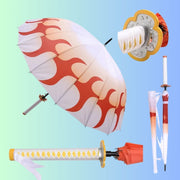 ZenBrella™ | UV-blockierender Anime-Regenschirm, leichter Demon Slayer-Schirm, Zenitsu & Tanjiro