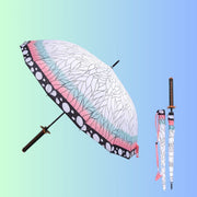 ZenBrella™ | UV-blockierender Anime-Regenschirm, leichter Demon Slayer-Schirm, Zenitsu & Tanjiro