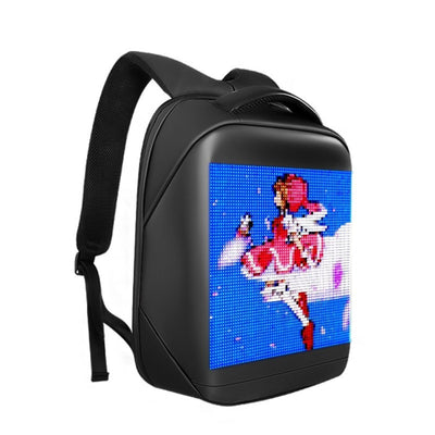 AdVibe™ LED Rucksack | 3D-Darstellung, Langlebig, Perfekt für Reisende