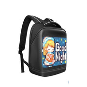 AdVibe™ LED Rucksack | 3D-Darstellung, Langlebig, Perfekt für Reisende