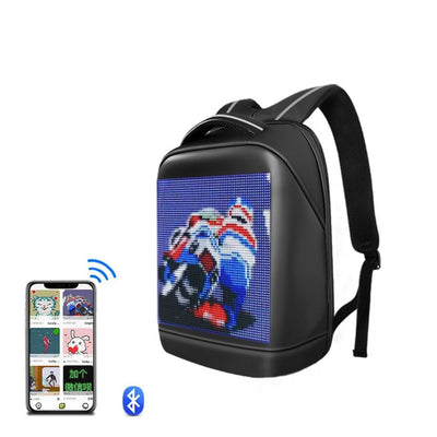 AdVibe™ LED Rucksack | 3D-Darstellung, Langlebig, Perfekt für Reisende