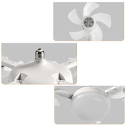 AeroGlow™ Ventilatorlampe | LED, E27 Fassung & Stilvolles Decken-Design