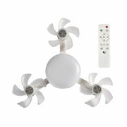 AeroGlow™ Ventilatorlampe | LED, E27 Fassung & Stilvolles Decken-Design