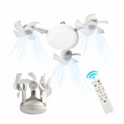 AeroGlow™ Ventilatorlampe | LED, E27 Fassung & Stilvolles Decken-Design