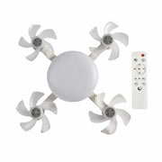 AeroGlow™ Ventilatorlampe | LED, E27 Fassung & Stilvolles Decken-Design