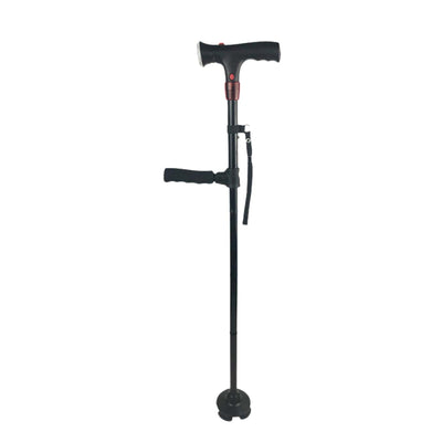 AluCare™ Faltbarer Gehstock mit LED-Licht und SOS-Alarm