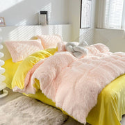 Teddy Fluffy Fleece-Bettwäsche-Set | 3- oder 4-teilig