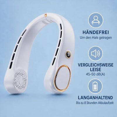 BreezeNeck™ | Rotorloser Nackenventilator mit 5 Stufen