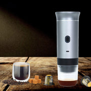 BrewMaster™ 3-in-1 Tragbare Espressomaschine | Für Kapseln & Gemahlenen Kaffee