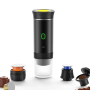 BrewMaster™ 3-in-1 Tragbare Espressomaschine | Für Kapseln & Gemahlenen Kaffee