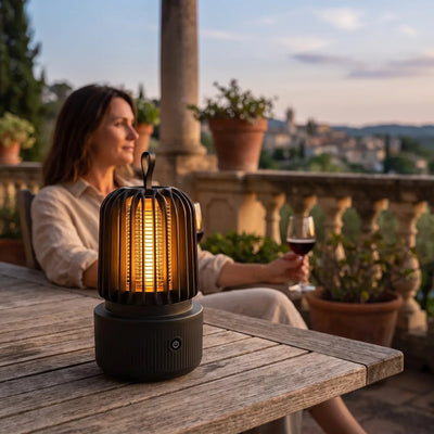 BuzzAway™ Elektrische Mückenlampe: Stilvoll, Sicher und Effektiv