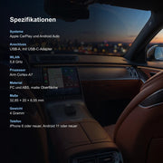 CarLink™ Pro | Drahtloses Apple CarPlay und Android Auto in 10 Sekunden