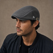 Casual Mesh Flat Cap™ | Luftige Schiebermütze